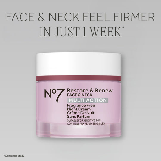 Restore & Renew Firming Night Cream Fragrance Free banner
