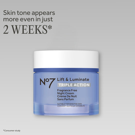 Lift & Luminate Brighten & Smooth Night Cream Fragrance Free banner